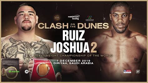 anthony joshua v andy ruiz 2|The Rematch! .